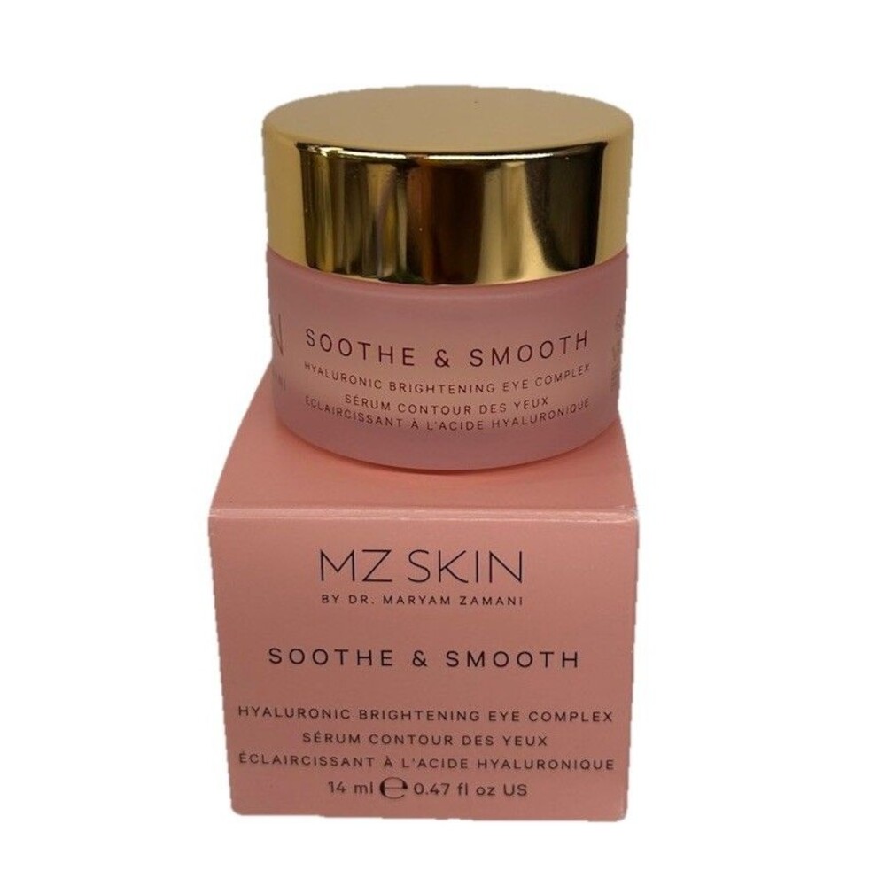 MZ Skin Soothe & Smooth Hyaluronic Brightening Eye Complex 0.47oz NIB Retail 140